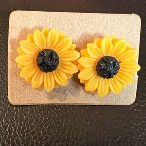 Sunflower Stud Earrings